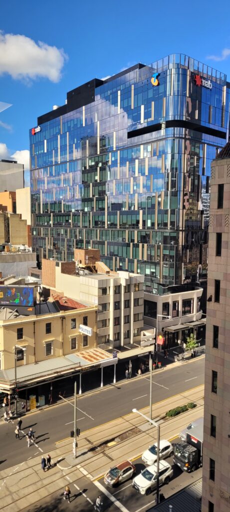 View of the Adelaide CBD downtown from the YSL office